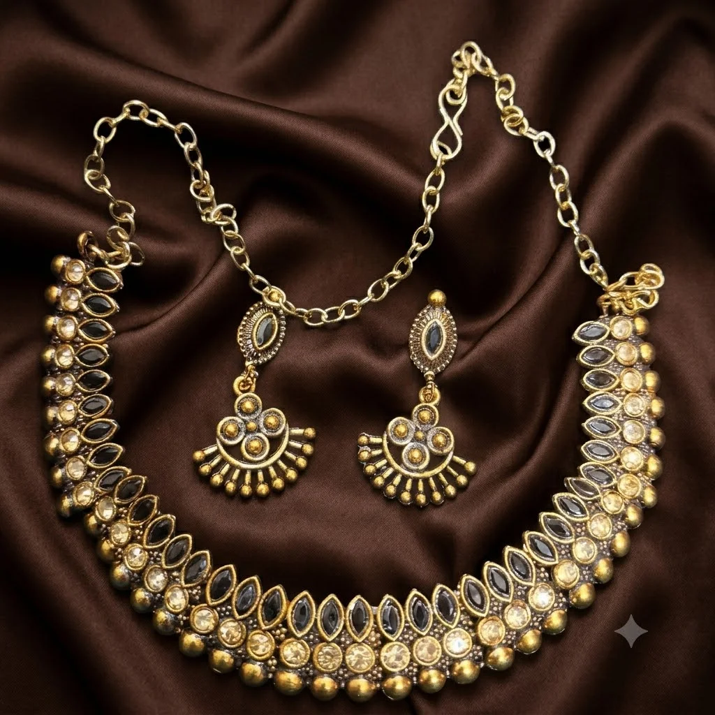 Beautiful Necklace with Earrings- NN0014