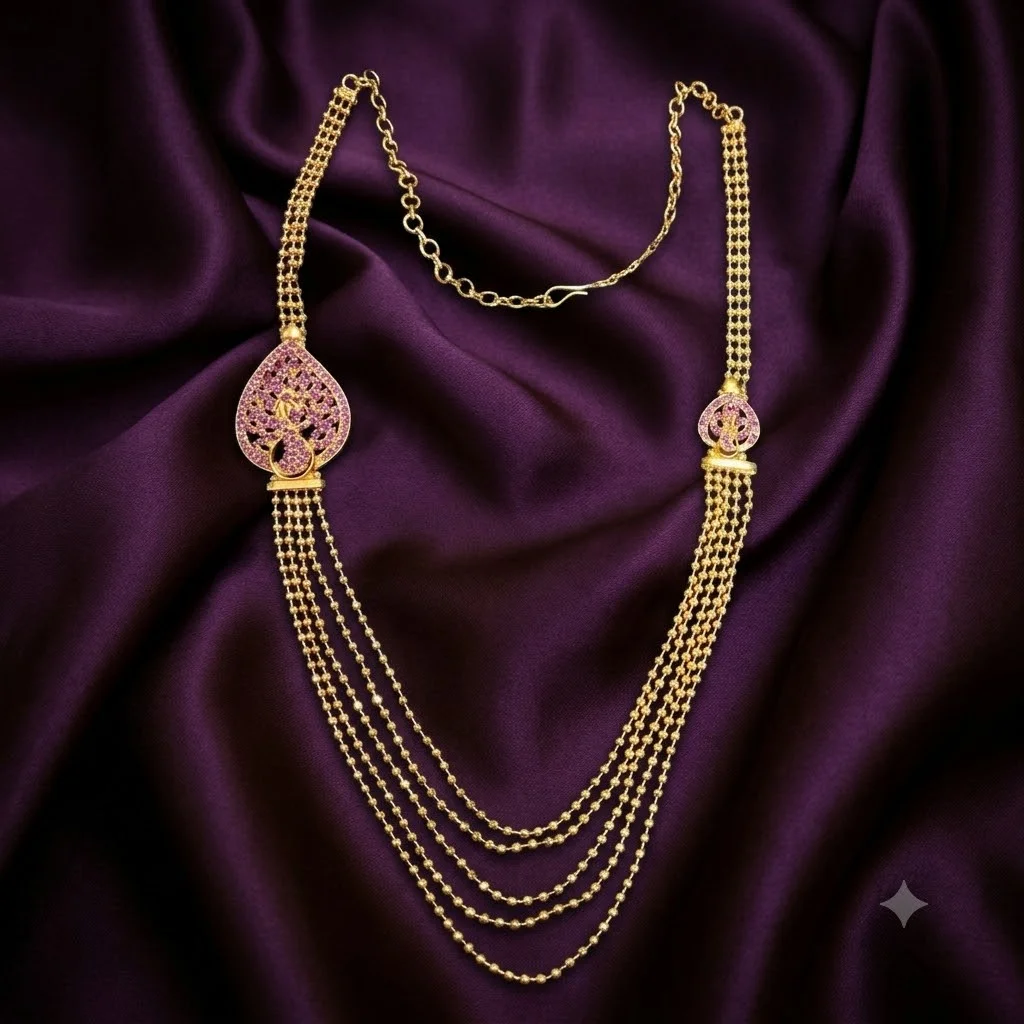Beautiful Multi Layered Long Haram- NH0030