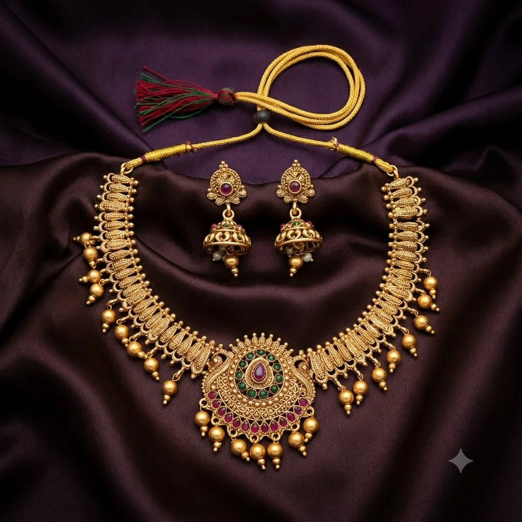 Beautiful Necklace with Earrings- NN0021