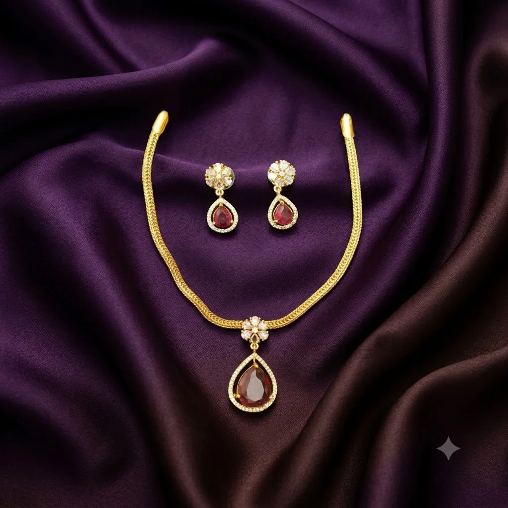 Beautiful Necklace with Earrings- NN0039