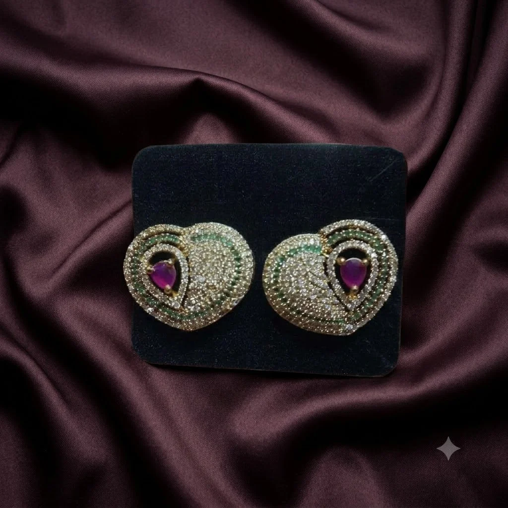 Beautiful Multi Color Stoned Studds- ER0007