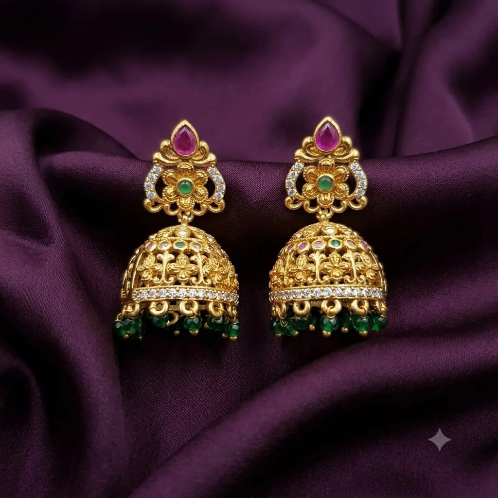 Beautiful Antique Finish Earrings-ER0011
