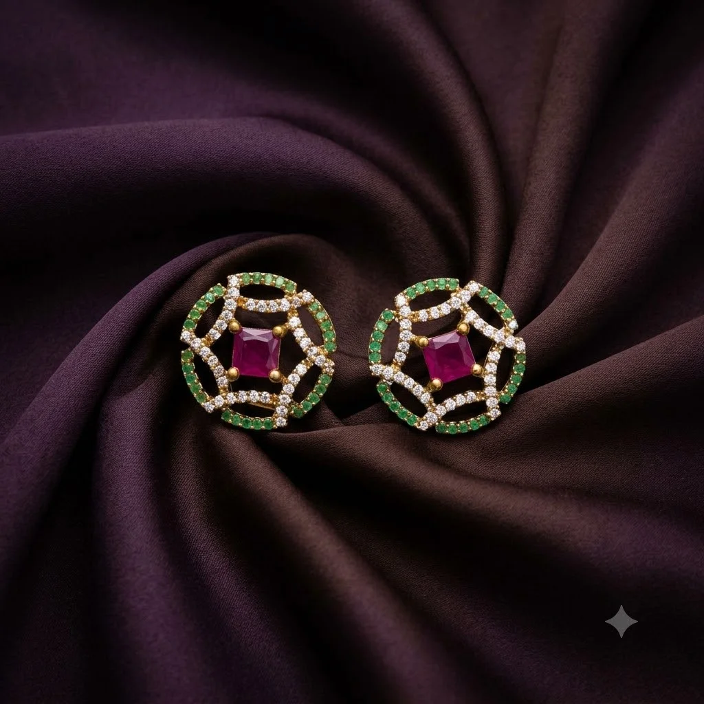 Beautiful Stoned Studds- ER0021