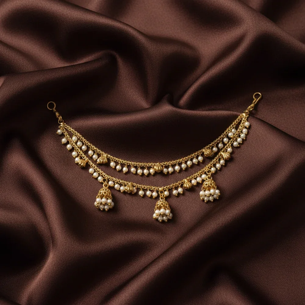 Antique Pearl Maatilu With Jhumkis - SMT00105